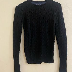 Gap Black Cable Knit Sweater